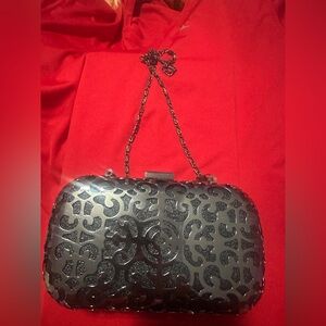 Elegant Silver Clutch Bag